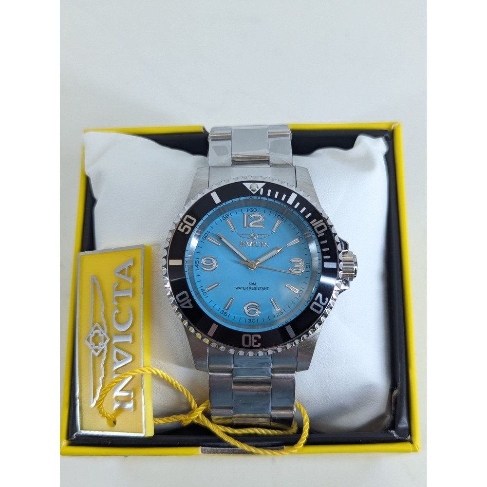 Invicta Specialty Rowan 69483 Mens Watch 40mm Stainless Steel Blue Dial New